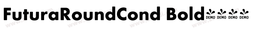 FuturaRoundCond Bold字体转换